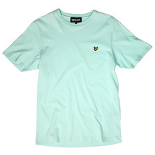 Lyle & Scott Plain Crew T-Shirt / Aqua