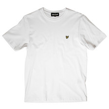 Lyle & Scott Plain Crew T-Shirt / White