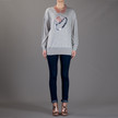 Markus Lupfer Diamond Ring Knit / Grey Markus Lupfer Diamond Ring Knit / Grey