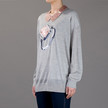 Markus Lupfer Diamond Ring Knit / Grey Markus Lupfer Diamond Ring Knit / Grey