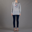 Markus Lupfer Diamond Ring Knit / Grey Markus Lupfer Diamond Ring Knit / Grey