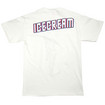 Icecream 3D Waitress T-Shirt / White
