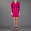 Hoss Intropia Sleeveless Cut-Out Dress / Magenta