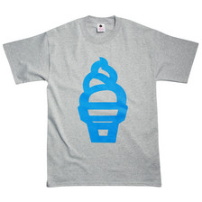 Icecream Cartoon Cone T-Shirt / Grey Marl