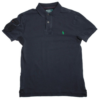 Polo Ralph Lauren Weathered Mesh Polo / Navy