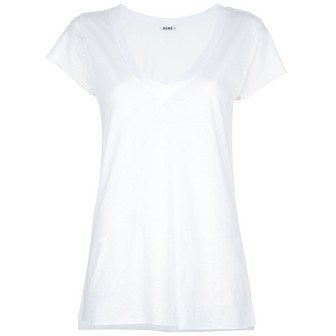 Acne Chary Linen Top / Off White