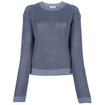 Acne Ninon Linen Top / Purple