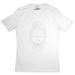 Sugarskull Quiff Skull T-Shirt / White