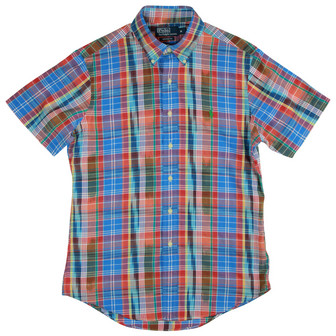 Polo Ralph Lauren SS Custom Check Shirt / Blue
