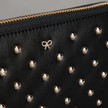 Anya Hindmarch Joss Velvet Calf Purse / Black