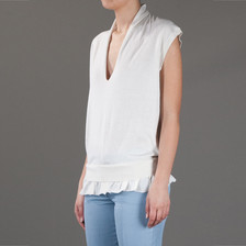 Joseph Drape Top / White