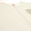 Folk Knitted Pocket T-Shirt / Ecru