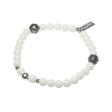 Sugarskull Ghost Bracelet / White