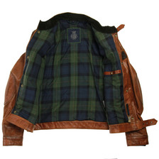 GSR by Belstaff Glover Leather Jacket / Tan