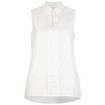 Victoria Beckham Denim Petersham Shirt / Ivory